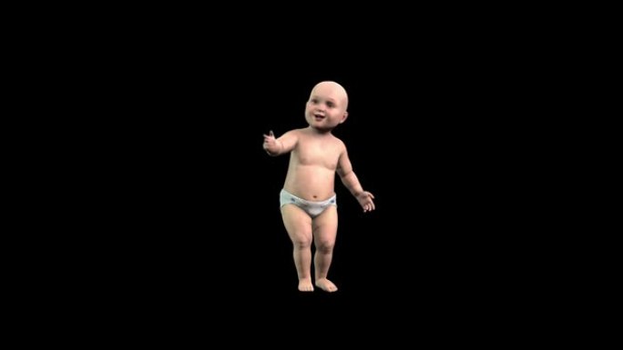 婴儿跳舞4K阿尔法频道