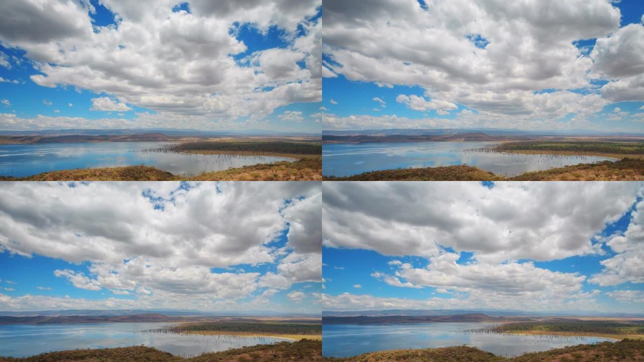 萨凡纳的云和湖