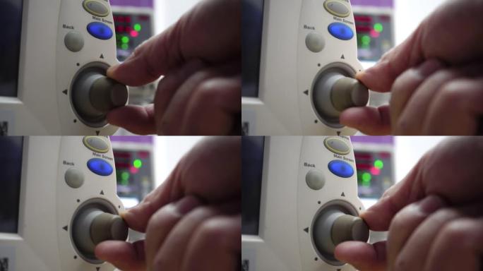 旋钮控制医疗设备操作转动旋钮按钮病房监测