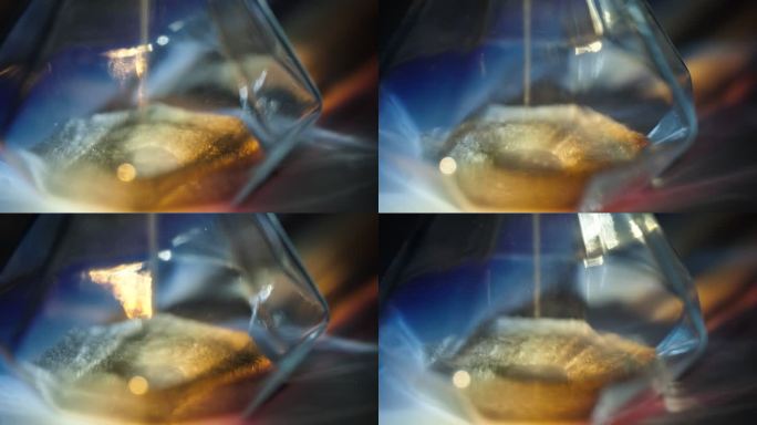 彩虹沙漏时间流逝实拍