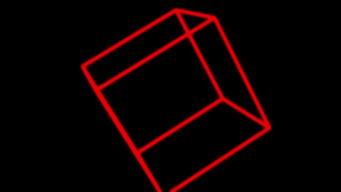 立方体3D运动动画运动图形