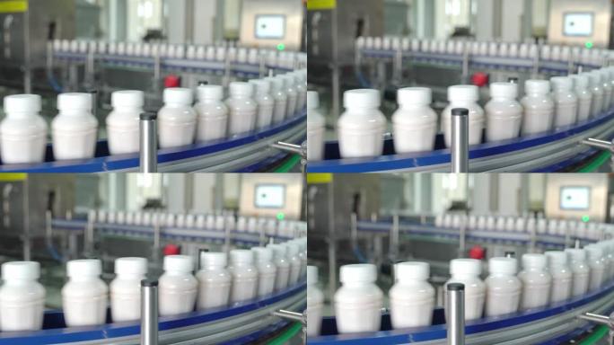 工厂生产牛奶加工自动化