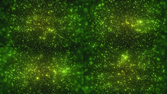闪光绿色颗粒抽象背景