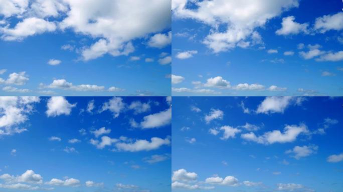 晴空的时光倒流蓝天白云蓝天飞云流动云层