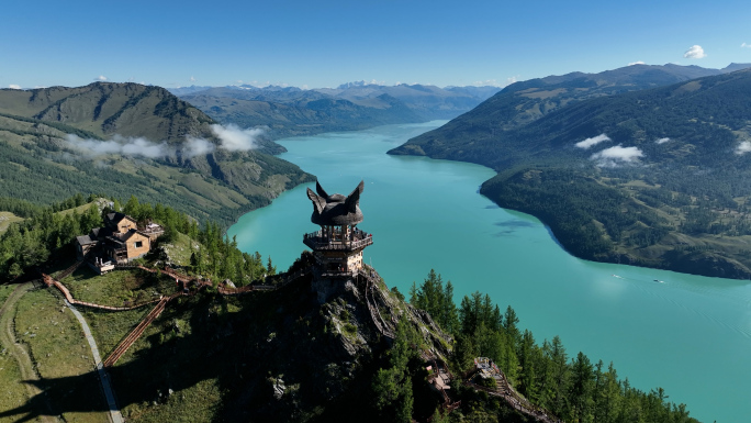 喀纳斯湖自然风光 新疆