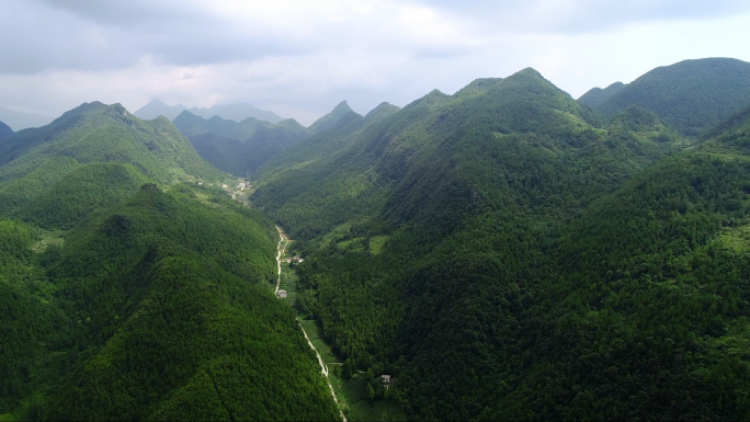 城口 航拍 大巴山