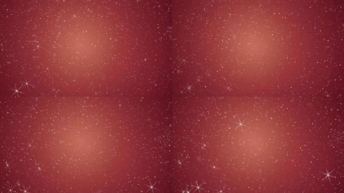红色闪光闪亮星星