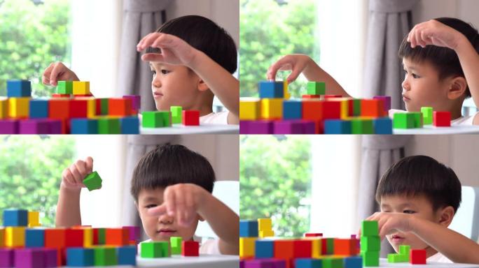 4k亚洲幼儿玩创意益智玩具