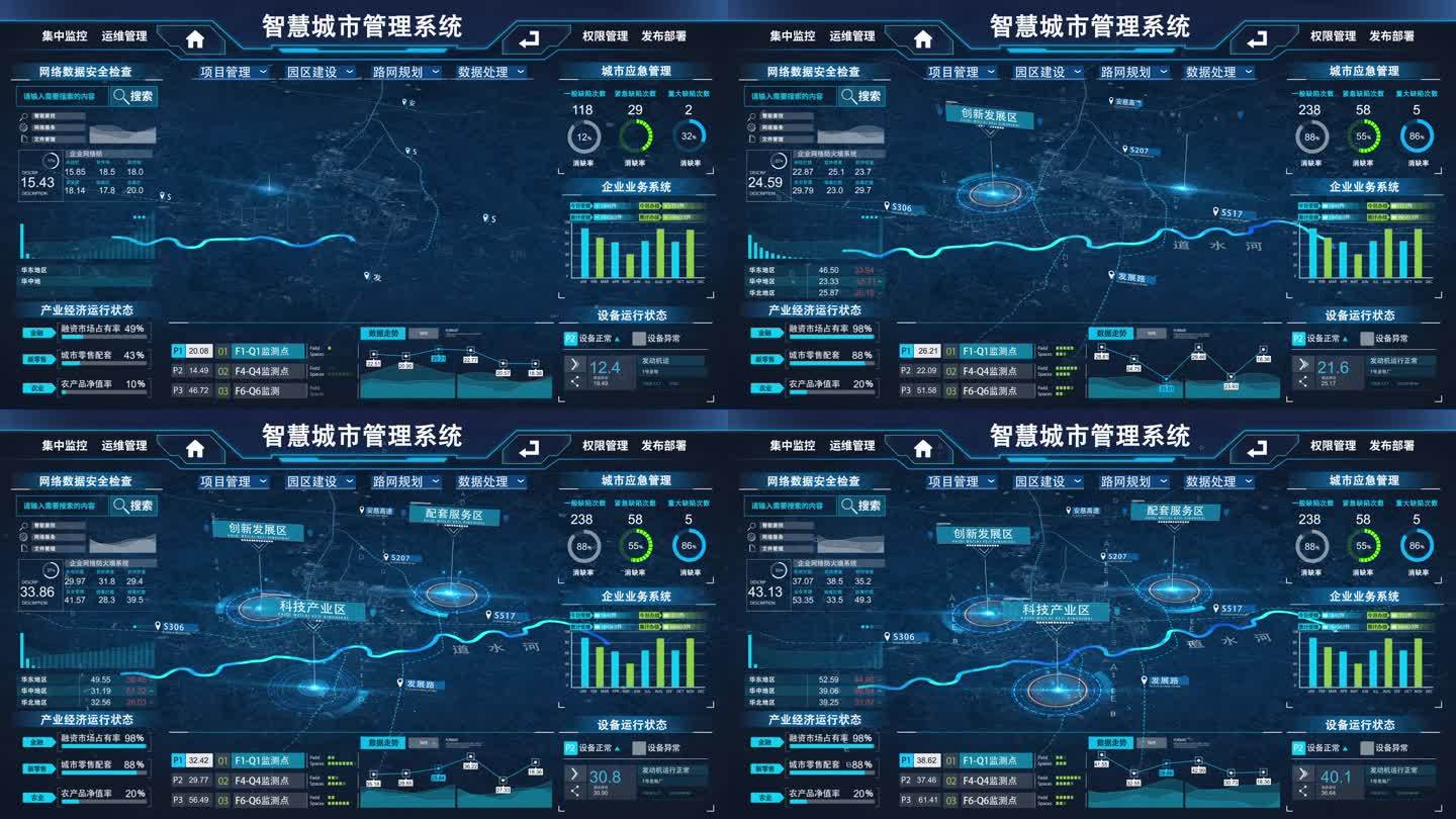 科技智慧平台可视化