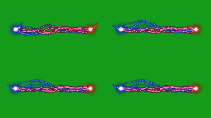 休克波绿色屏幕运动图形