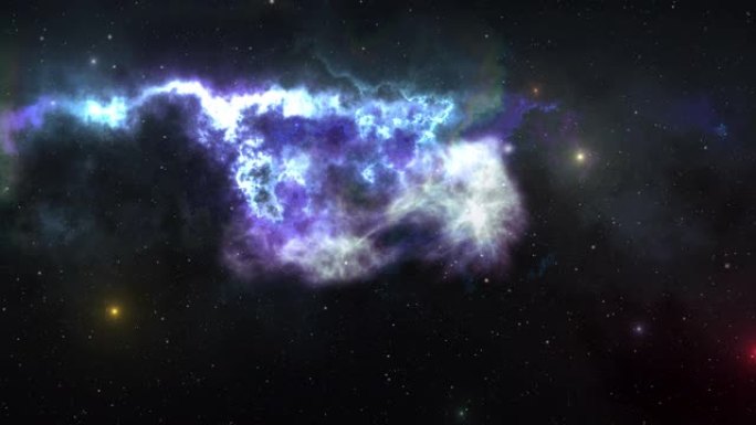 现实银河系3D太空移动恒星宇宙