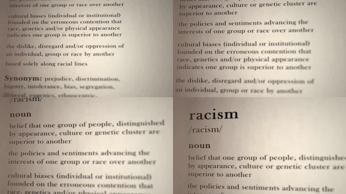 种族主义定义
