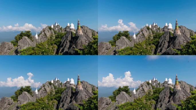 泰国寺庙东南亚地区延时摄影宗教信仰