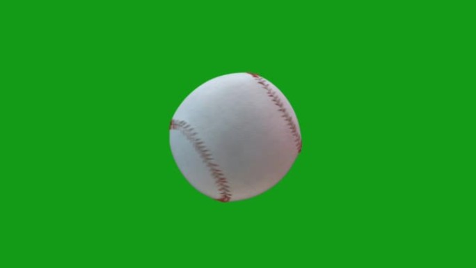 旋转棒球绿屏运动图形