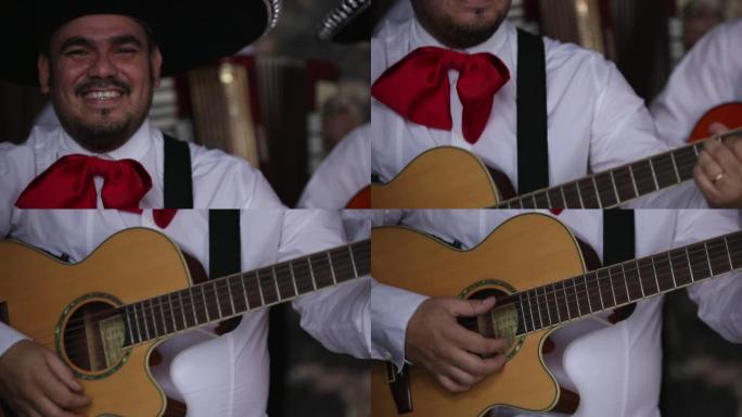 音乐家墨西哥流浪乐队弹吉他