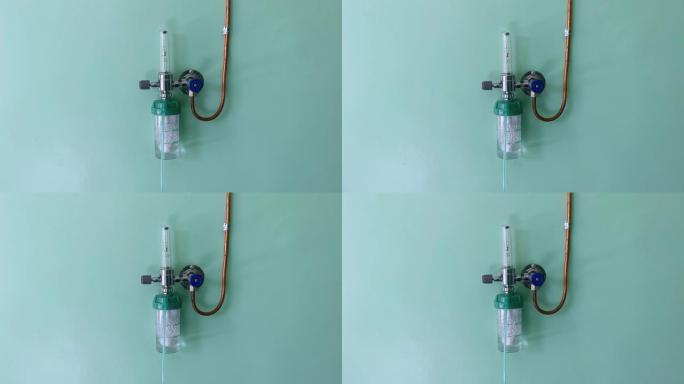 用于制备带气泡的氧气水混合物的装置，用于冠状病毒患者呼吸