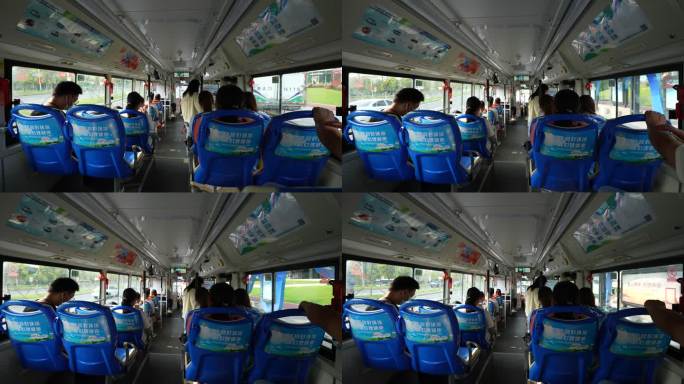 【4k原创】公交车车内镜头
