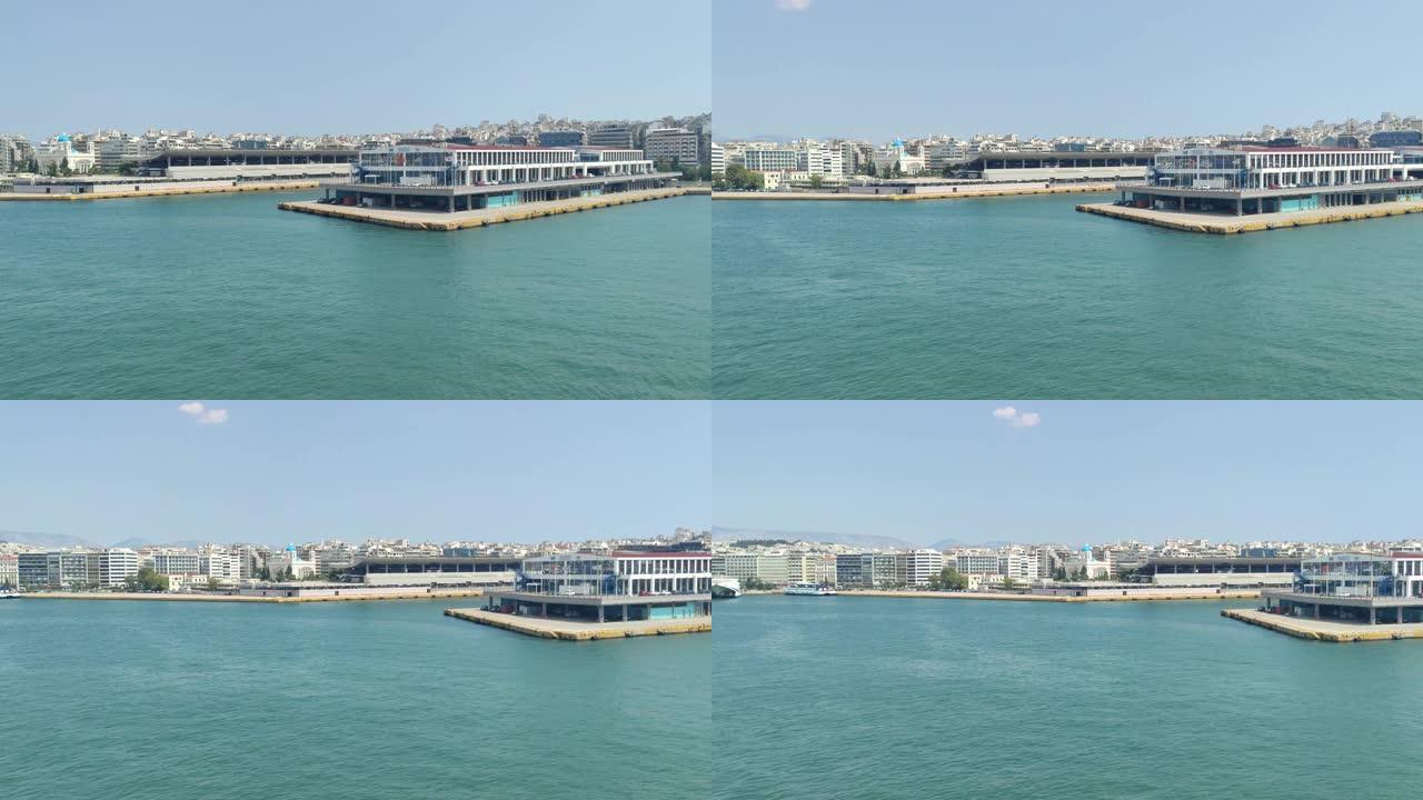 希腊比雷埃夫斯港的景色