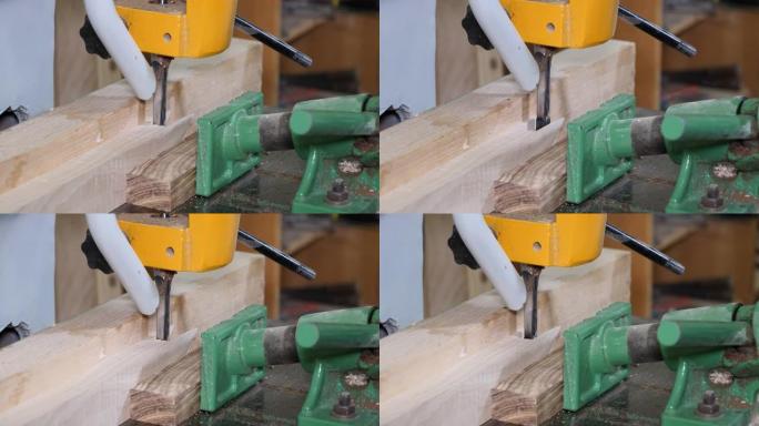 使用台式锯来切割用于橱柜工程的木材