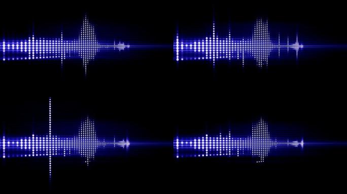 蓝色高科技波形 (无缝环路)