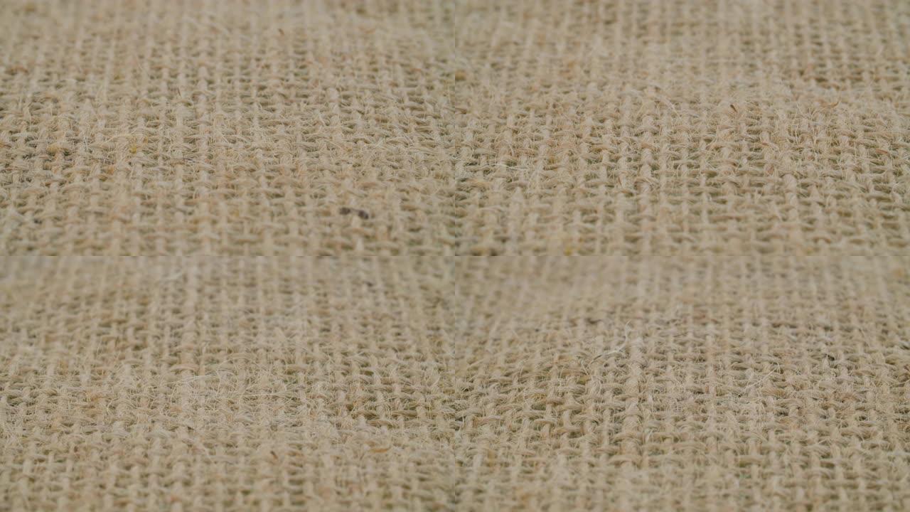 稀有编织的粗麻布