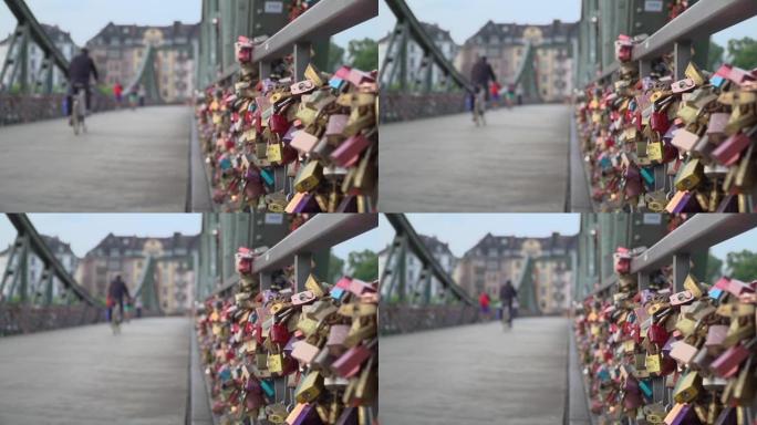 德国法兰克福爱情锁桥