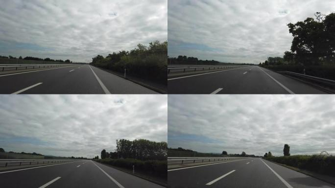 COVID大流行时期瑞士空高速公路A1的FPV视图