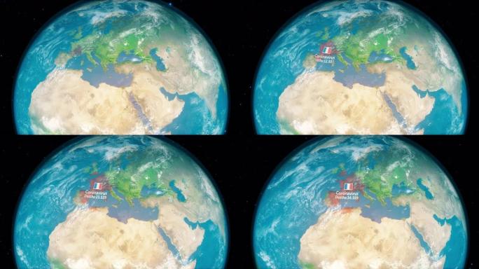 新型冠状病毒nCoV遍布法国