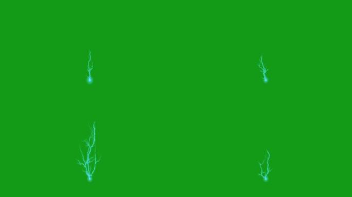 休克波绿色屏幕运动图形