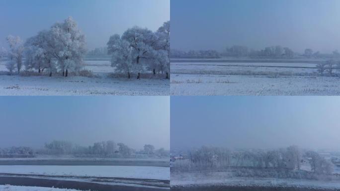 中国吉林雾凇岛雪景