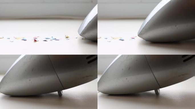 真空吸尘器清洁纸垃圾