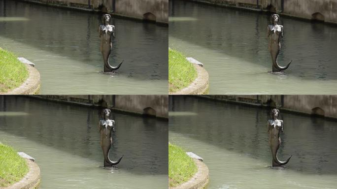 特雷维索的美人鱼雕像