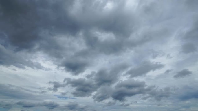 多云天空的时间流逝