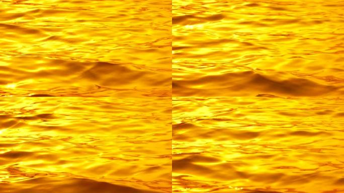 水的涟漪金色水波表面纹理背景