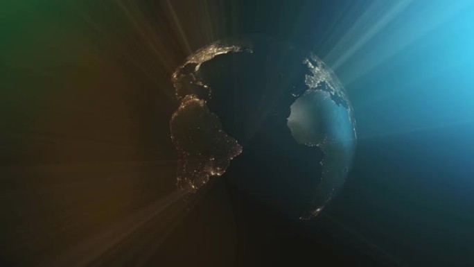 世界联系大气地球动画