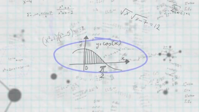 白衬纸上的分子结构与数学方程的关系