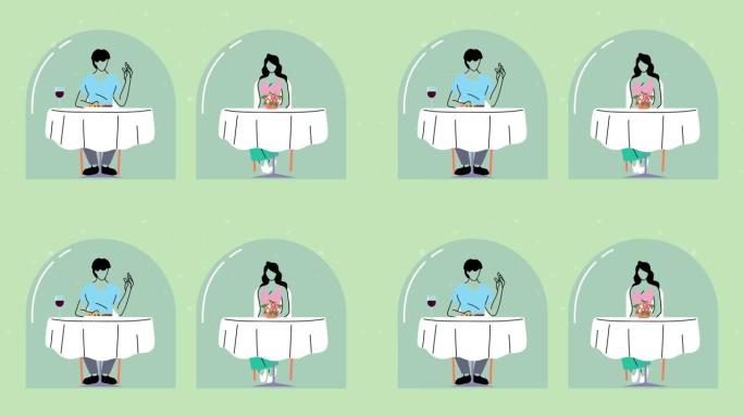 夫妻用餐餐厅的生物安全协议