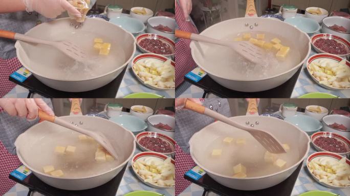 开水煮冻豆腐 (1)