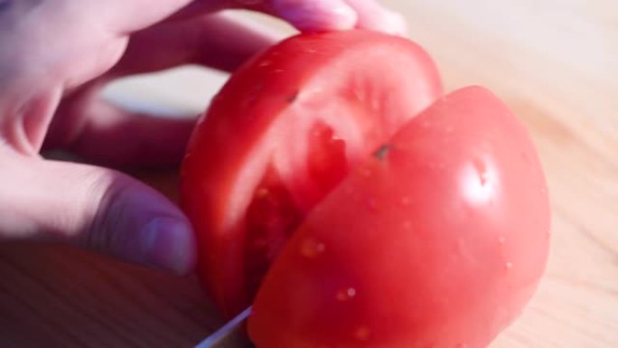 切番茄切西红柿美食