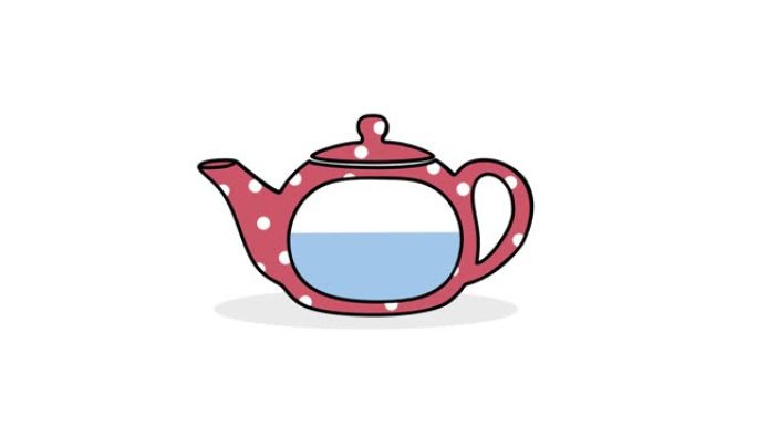 视频茶壶泡茶。热口味茶。