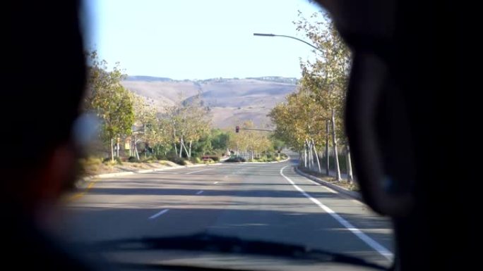 以4k慢动作60fps在加利福尼亚驾驶高速公路