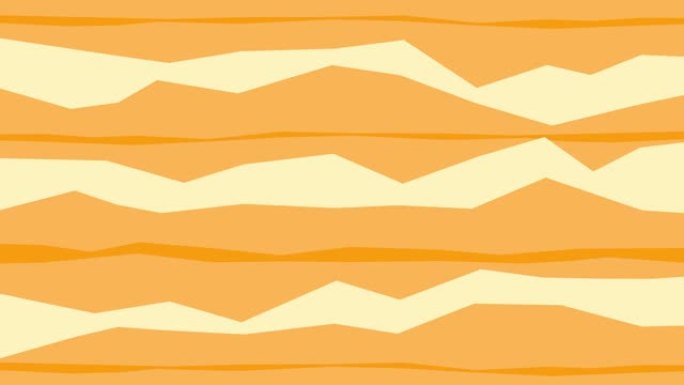 运动中的黄色和橙色信号波