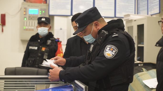 扫黑除恶 交警酒店酒吧查巡 骑警骑警形象