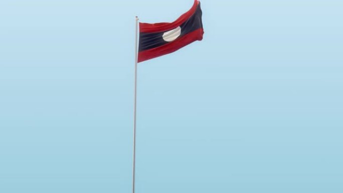 带有Alpha的老挝旗和带有不同运动角度的背景