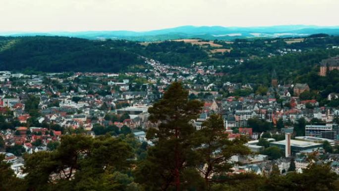 德国黑森州马尔堡的城市景观和地标