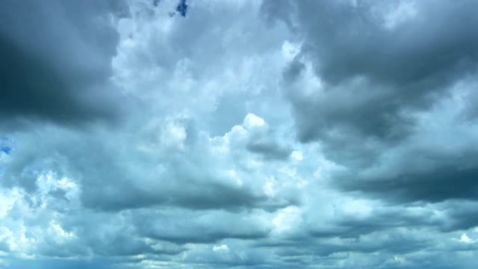 暴风云时间流逝黑云云卷云舒暴风雨