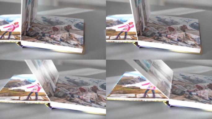 特写年轻人看写真集