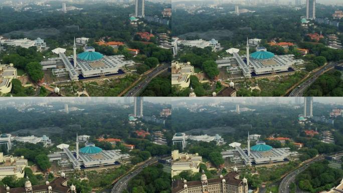 马来西亚国家清真寺鸟瞰图
