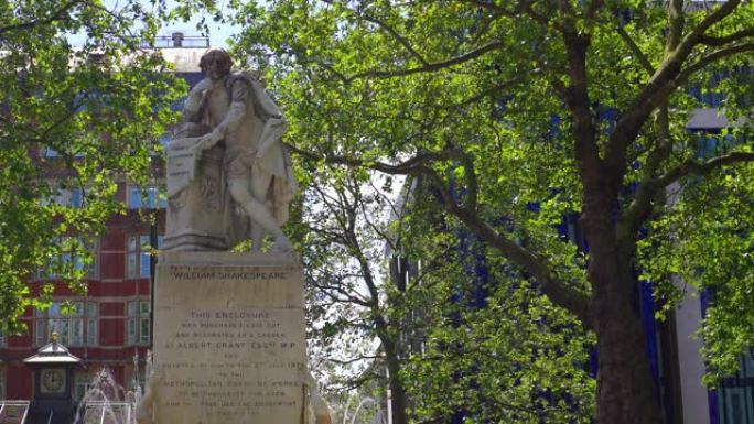 威廉·莎士比亚雕像，莱斯特广场