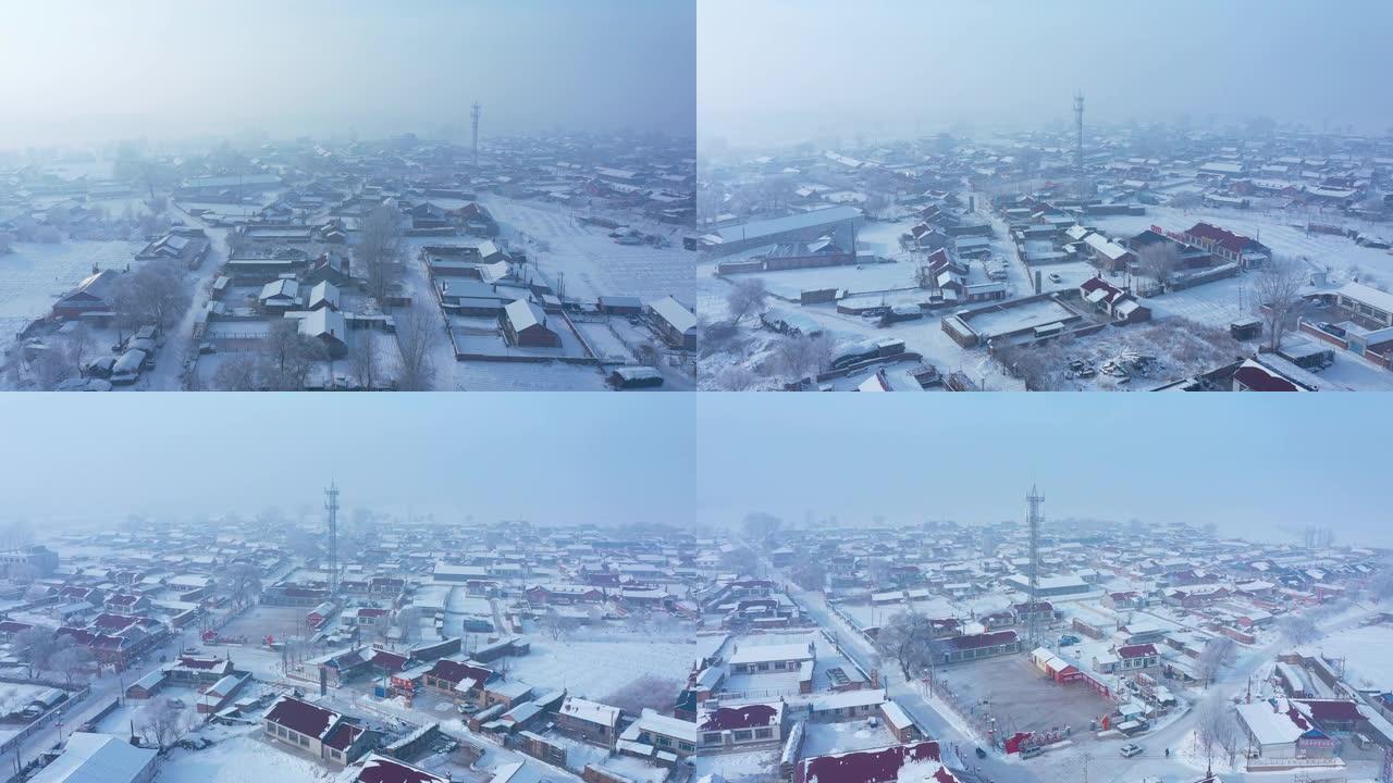 中国吉林雾凇岛雪景